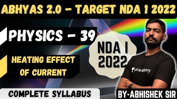 Physics For NDA - 39 | Abhyas 2.0 Complete Batch For NDA 1 2022 |  Resistors | Learn With Sumit