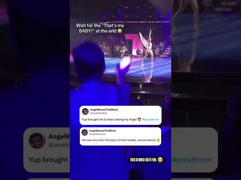 Angel Reese’s mom was SO PROUD as she strutted down the runway 🥹 (via @angelreese5/IG)