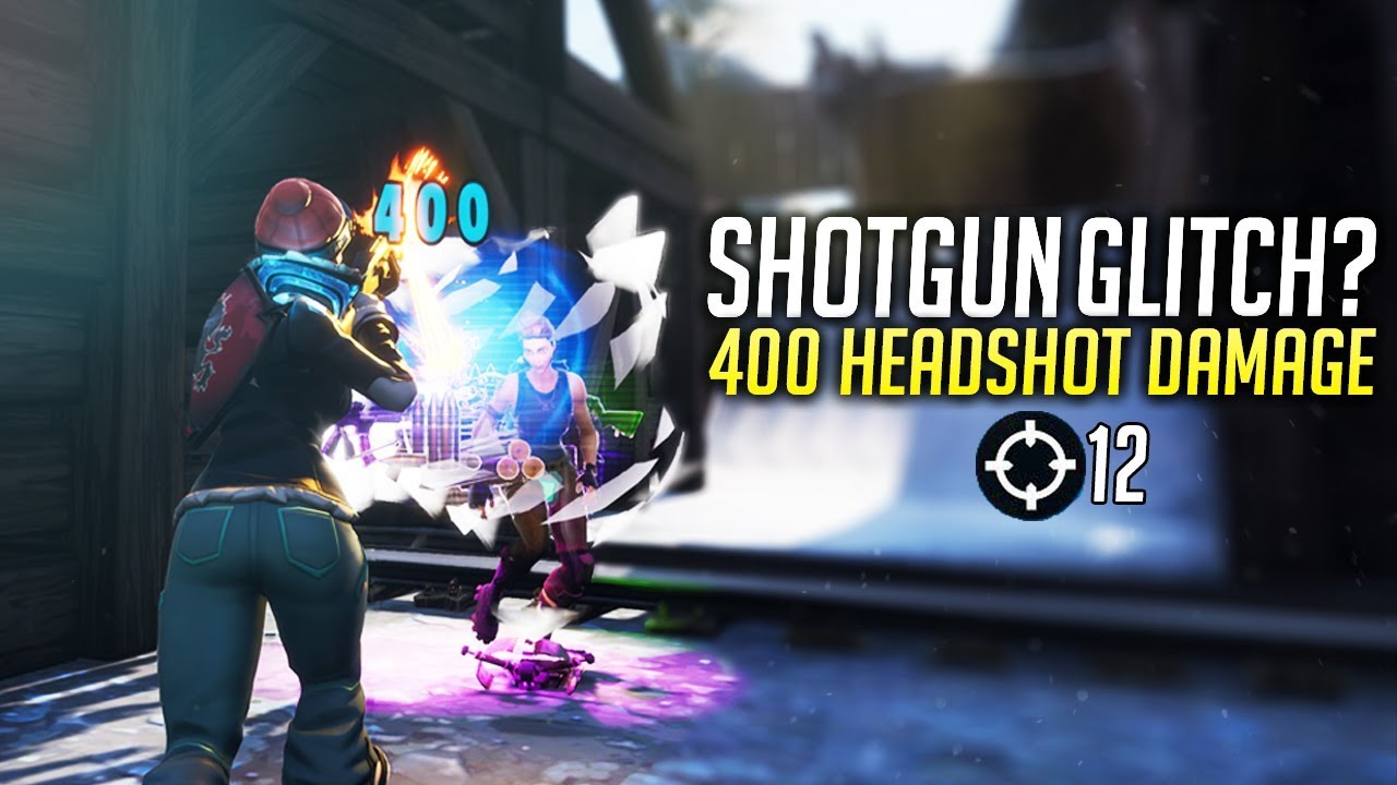 New Shotgun Glitch 400 Damage Headshot Fortnite Battle Royale - new shotgun glitch 400 damage headshot fortnite battle royale