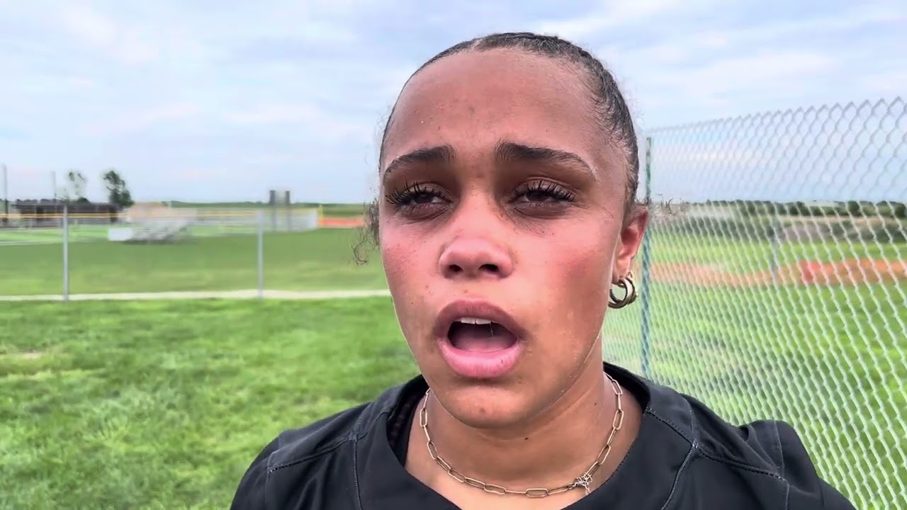 West Fork softball senior JoAnna Wallace on 2A fourth place finish