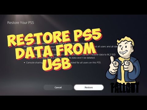 How To Restore PS5 Games & Save Data From USB Drive 2021 (Easiest ...