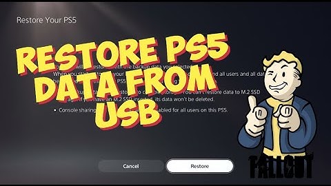 How To Restore PS5 Games & Save Data From USB Drive 2021 (Easiest Method)