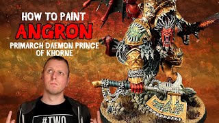 300K Subs! | How to Paint Angron, Daemon Primarch of Khorne | Warhammer 40,000 | Duncan Rhodes