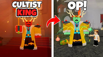 Reviving CULTIST KING with Necromancer Class! 99 Nights in the Forest