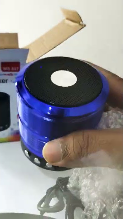 How To Bluetooth Mini Speaker WS-887 Unbox | Hitech Mini Speaker||Mini speaker