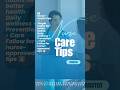 💉💚 Simple habits for a healthier life Prevention Self-care guidance nurse-approved tips ⬇️
