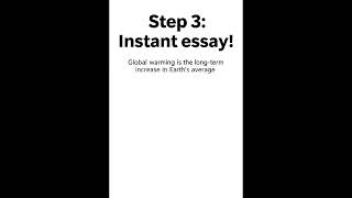 Write an Essay in 1 Minute with ChatGPT | Fast Essay Writing Trick Guide