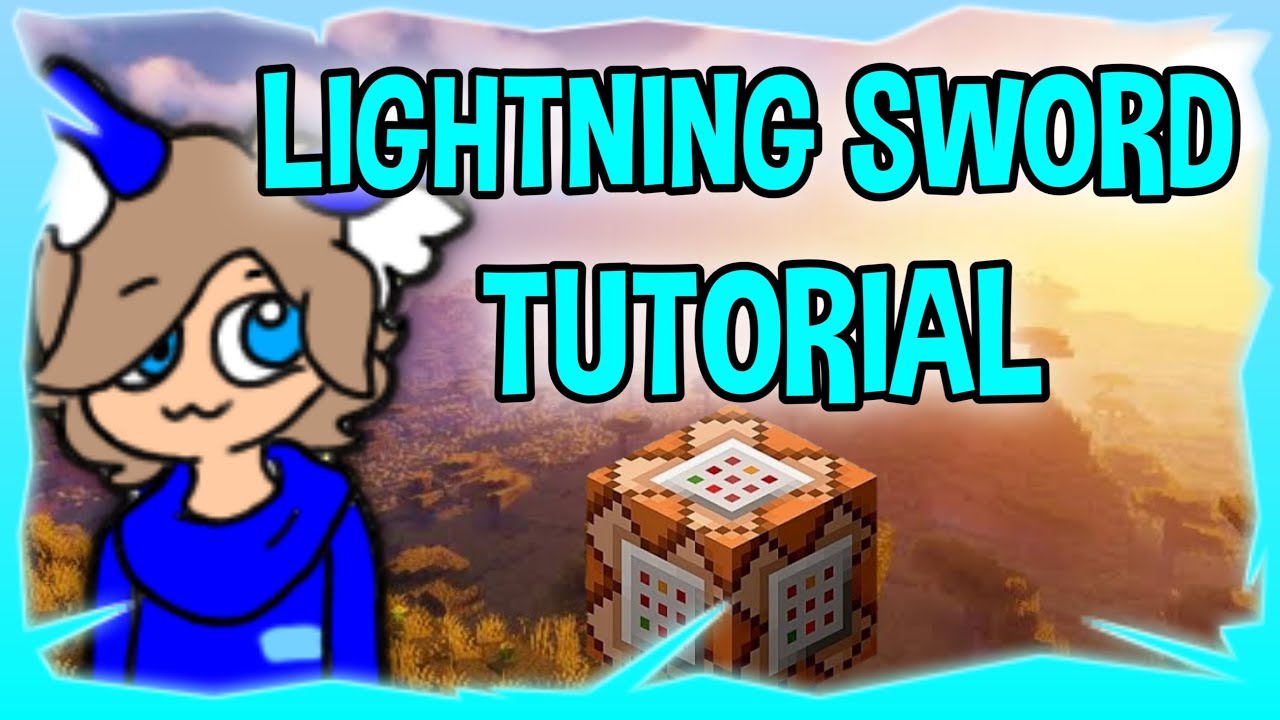 Lightning Sword! [] Tutorial [] Command Block! - YouTube