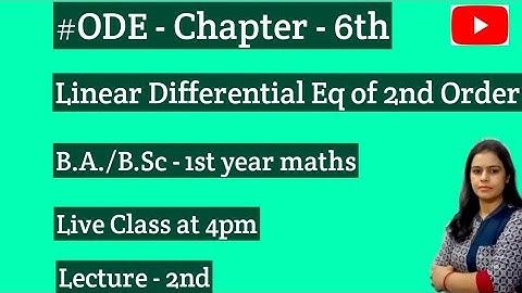 Changing dependent variable|| Ex6.1 ba/bsc 1st Year Maths
