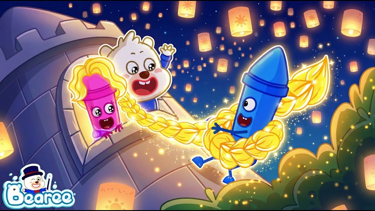 Olá Bearee⚡️ Bearee encontra uma caneta rosa mágica e cria muita confusão engraçada | 30 Minutos