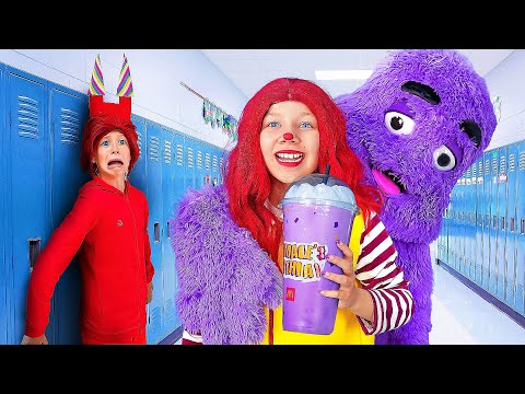 True story of Grimace Shake McDonalds in real life!
