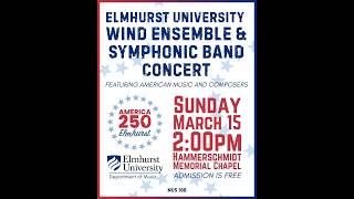 Elmhurst University Band Concert - March 15th, 2026