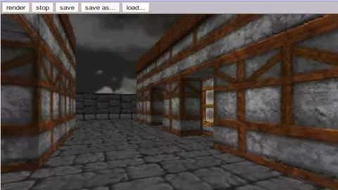 HTML 5 Javascript Raycasting Engine : Outdoor demo