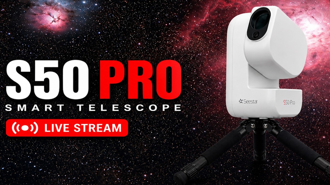 🔴 LIVE: Seestar S50 PRO from City Skies | Raw & Real