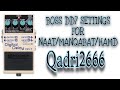 Boss dd7 eco setting in naat  eco machine for naat  qadri2666