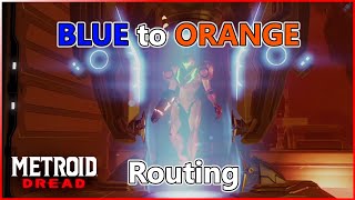 Metroid Dread - Blue TP to Orange TP
