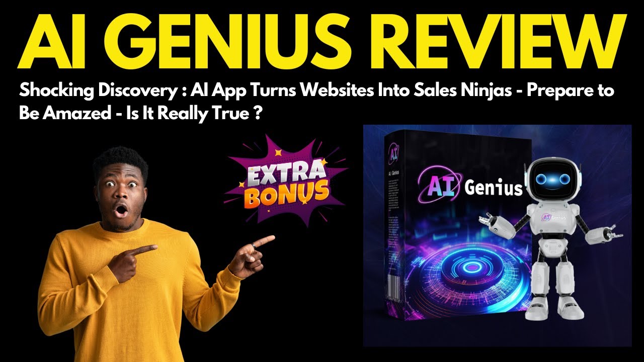 AI Genius Review | Turn Websites Into Sales Machines? |  Shocking Truth + Exclusive Bonuses
