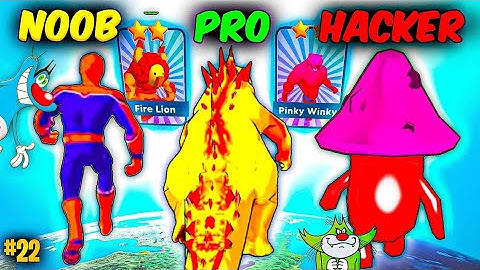 SHINCHAN and CHOP CRAFTING GOLD GODZILLA HULK KING KONG in MONSTER DRAFT | NOOB vs PRO vs HACKER