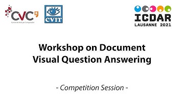 DocVQA workshop @ ICDAR 2021 - Competition presentation