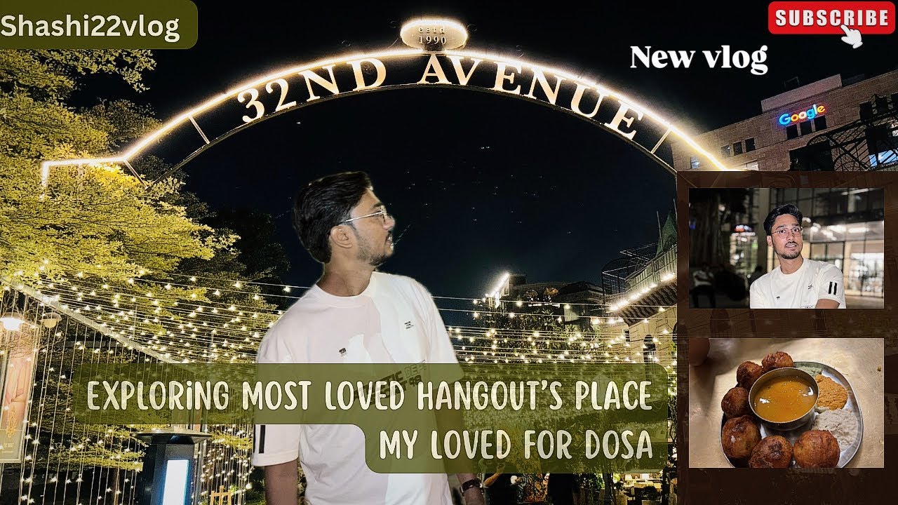 Exploring 32nd Avenue Gurgaon | Best South Indian Food at Carnatic Cafe 😍 |Vn. #62 