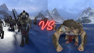 Totalwar Warhammer 3 Centigors Throwing Axes Vs Rat Ogres