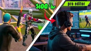 I hired a PRO editor to transform my Fortnite Mobile Gameplay