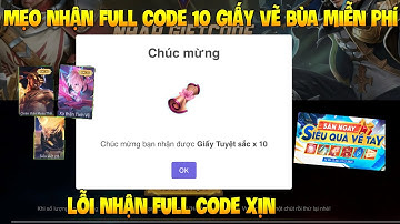 Liên Quân | Mẹo Nhận Full CODE 10 Giấy Vẽ Bùa Tuyệt Sắc Và Quân Huy Miễn Phí Từ Sự Kiện Shopee