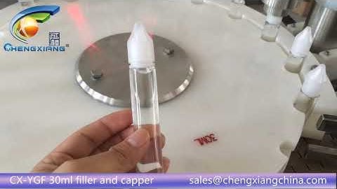 CX-YGF 30ml e liquid filling machine,filling capping machine for eliquid