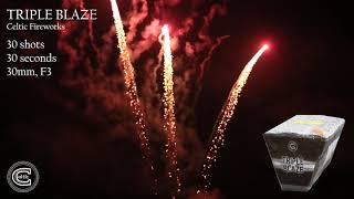 Triple Blaze From Celtic Fireworks