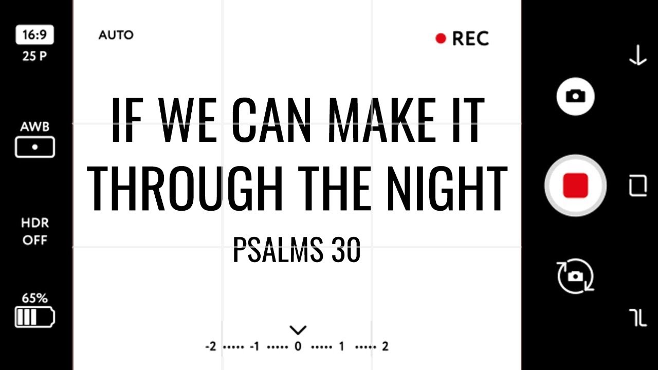 If We Can Make It Through the Night