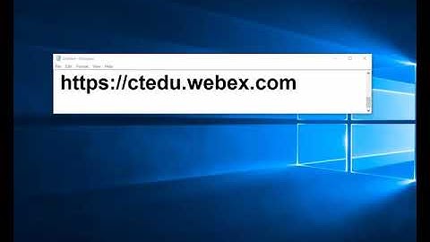 WebEx Login and Personal Room Launch - Quickstart
