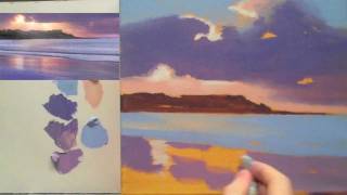 Acrylic landscape painting techniques. Lessons for beginners Part 3 Acrylic landscape painting techniques. Lessons for beginners Part 3