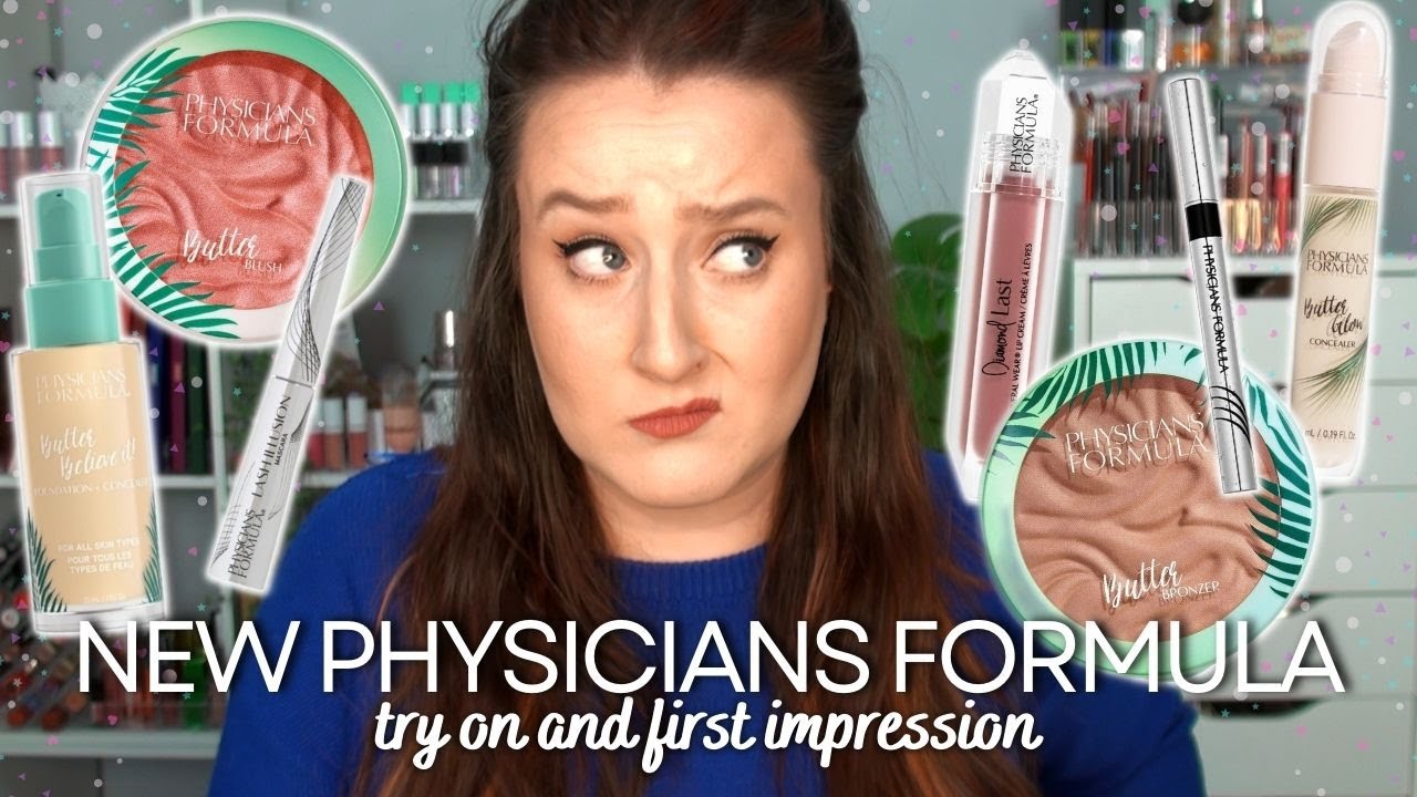 *NEW* PHYSICIANS FORMULA TRY ON AND REVIEW! Butter Believe It Foundation & Butter Glow Concealer