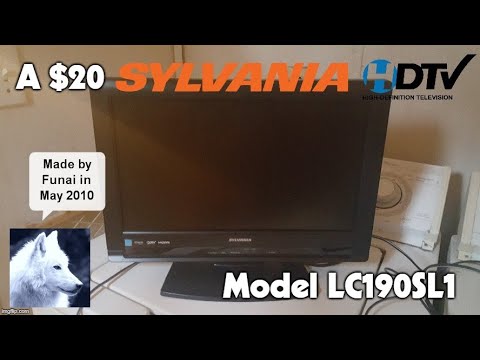 Eskie's Vlog 112419: A Sylvania HDTV LC190SL1