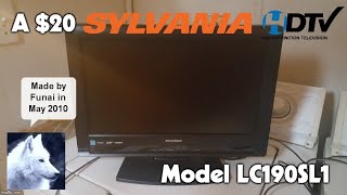 Eskie's Vlog 112419: A Sylvania HDTV LC190SL1