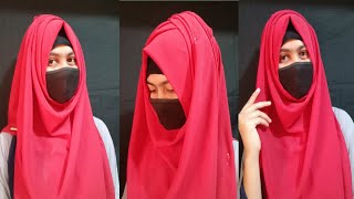 Full coverage hijab style!Everyday were hijab tutorial by Fatu's world!HIJAB Ebot Halu!Masyah hijab