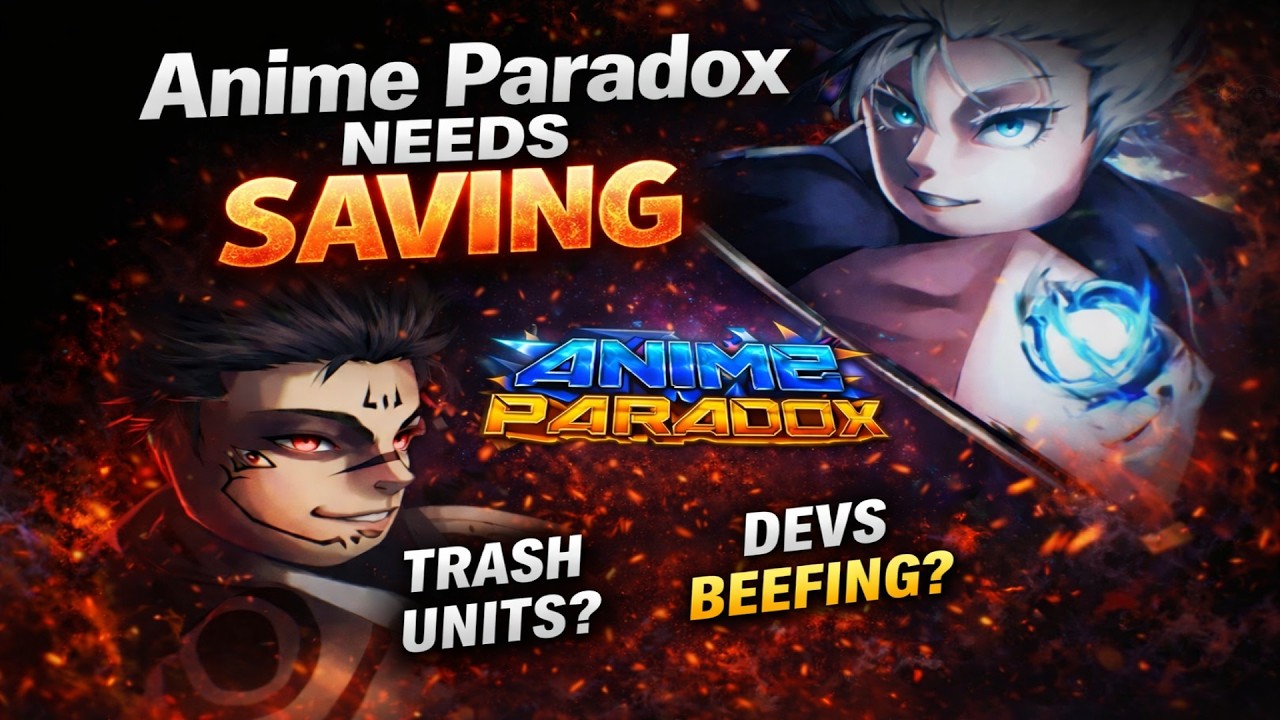 Anime Paradox needs SAVING.