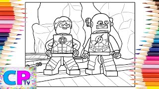 Lego Green Lantern and Lego Flash Coloring RUD - Rollercoaster NCS10 Release