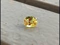 232 carat unheated  untreated yellow sapphire pukhraj from mozambique