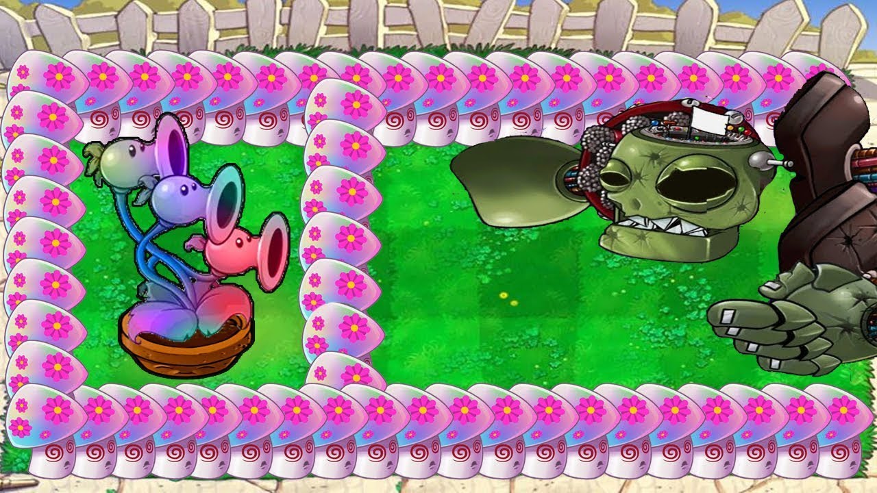 Hypno Threepeater vs Giga Gargantuar vs Dr.Zomboss - Plants vs Zombies ...
