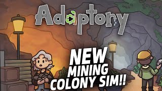 NEW Underground Base Builder!! - Adaptory - Mining Colony Sim Management Game screenshot 2