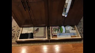 Cabinet kickspace drawers project Start to Finish.
