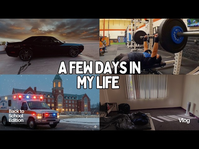 A few days in my life | Paramedic, Powerlifting, Grad School |