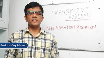 Lecture 7   Profit Maximization Solution for Transportation Problem