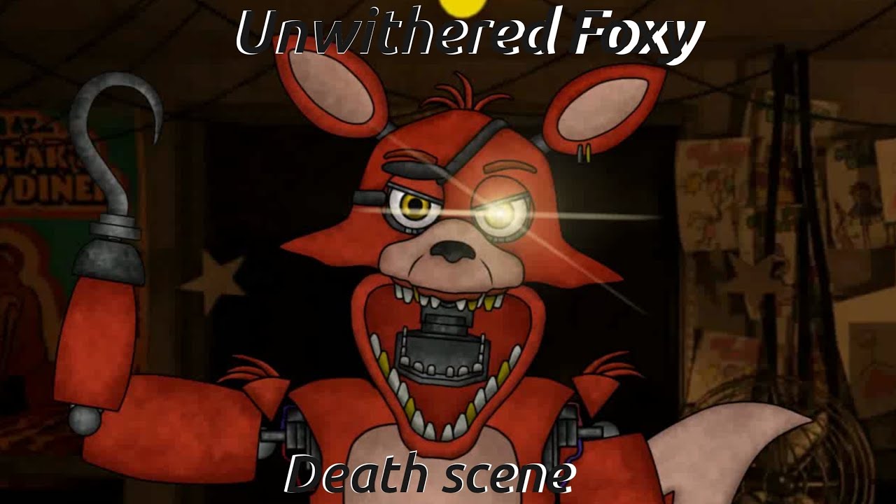 [Fnaf|Dc2] Unwithered Foxy death scene[Dc2|Animation] #fnaf #dc2 # ...