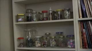 Craft Storage Idea - Jars
