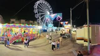 Atracciones during La Feria de Nerja 2023 in 360 movies, 360 VR