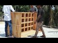 How to easily build a 24 room pigeon loft | Four sheds pigeon house