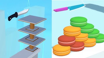 Almost Cut vs Slice Master - Very Satisfying and Relaxing ASMR Slicing Game