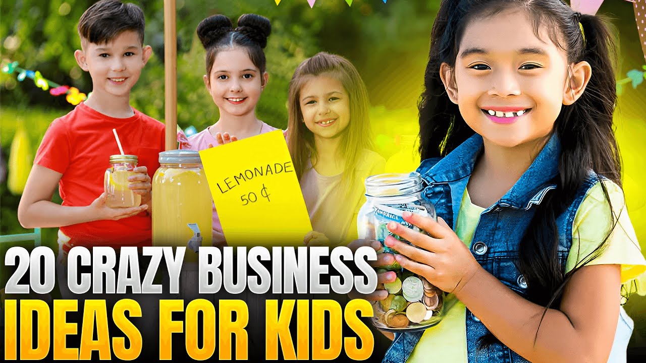 20 Best Business Ideas for Kids to Make Extra Money | Side Hustle 2024 ...